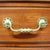 Brass English John Widdicomb Regency Style 8-Drawer Sideboard & Mirror C1950 For Sale - Image 8 of 13