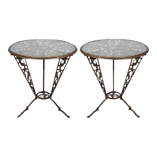 Karl Hagenauer Art Deco Rena Rosenthal Tables - a Pair For Sale