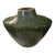 Vintage Large Ribbed Leaf Design Vase For Sale