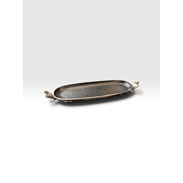 African Carrol Boyes “At Ease” Sculptural Aluminum Canoe Bowl, South Africa For Sale - Image 3 of 10