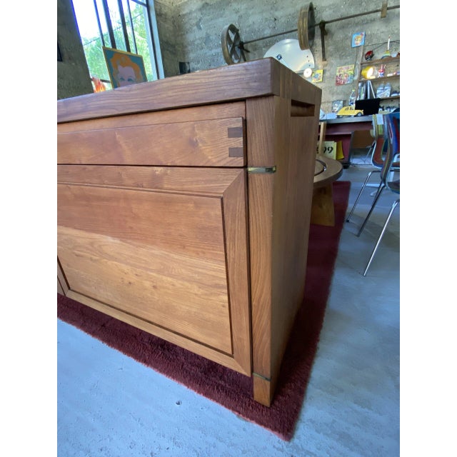 Wood Model R08 Sideboard attributed to Pierre Chapo, 1960s For Sale - Image 7 of 11
