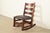 Gustav Stickley Antique Mission Oak Arts & Crafts Ladder Back Rocking Chair, Circa 1910 For Sale - Image 12 of 12