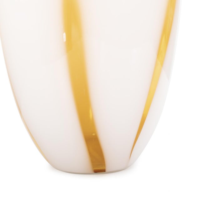 2020s Grasberg Glass Vase- Short For Sale - Image 5 of 10