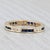 1.35ctw Blue Sapphire Diamond Eternity Band 14k Gold Stackable Wedding Ring For Sale In Greensboro - Image 6 of 7