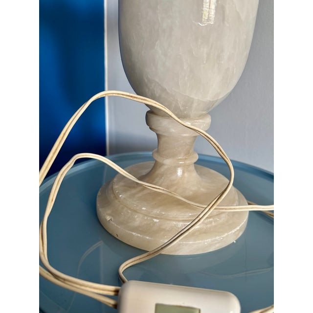 1920s Vintage Alabaster Table Lamp, 1920s For Sale - Image 5 of 16