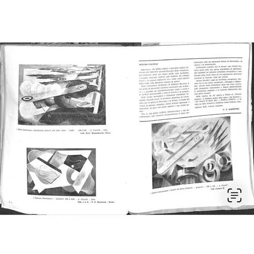 Arturo Ciacelli, Aero-Meccanique, 1934, Mixed Media For Sale - Image 9 of 10