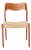 Mid-Century Modern Danish Model 71 Teak Dining Chair by Niels Otto Møller for J.L. Møllers, 1950s For Sale