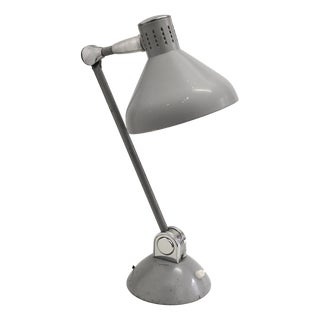 Vintage Grey Table Lamp from Jumo, 1950s For Sale