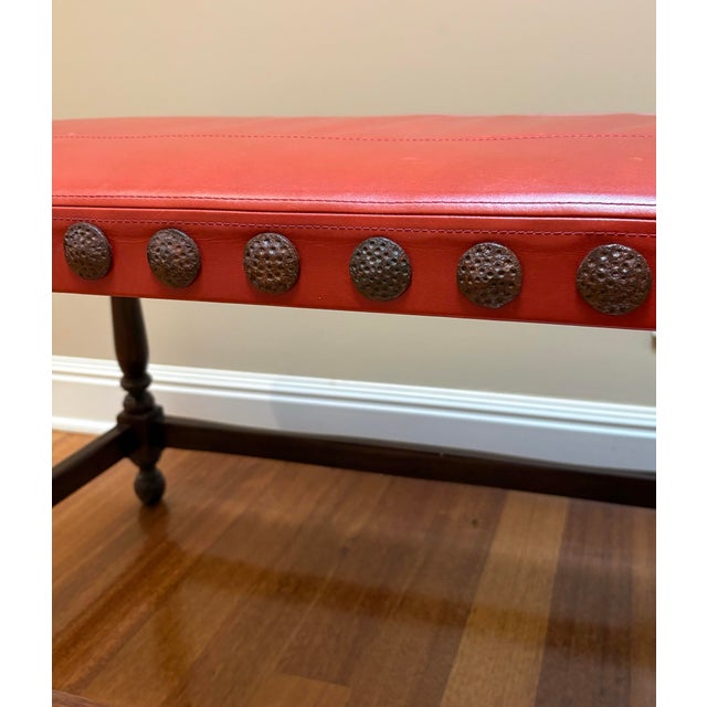 Gorgeous high-end bench that would be great in an entry way or the end of a bed.