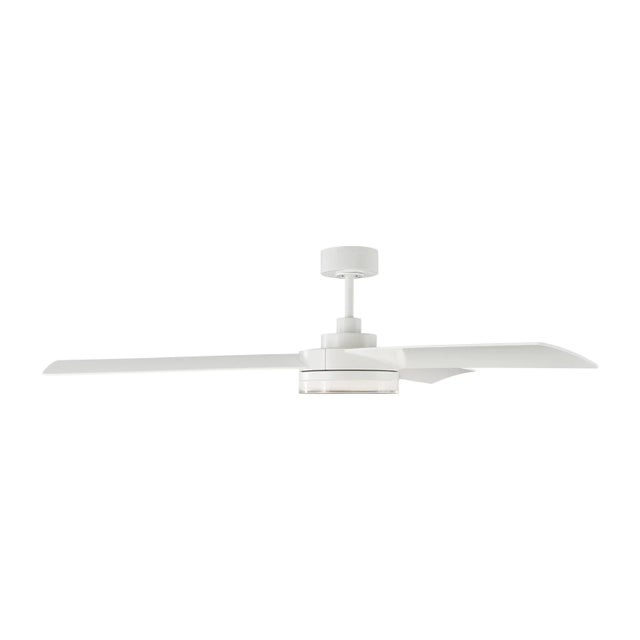 Modern Visual Comfort Fan 56" Cirque in Matte White For Sale - Image 3 of 8
