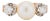 Antique Trilogy Gold Pearl Diamond Ring, Size 7.75 For Sale