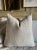 Belgian Linen Pillow With Down Insert in Natural For Sale - Image 4 of 6