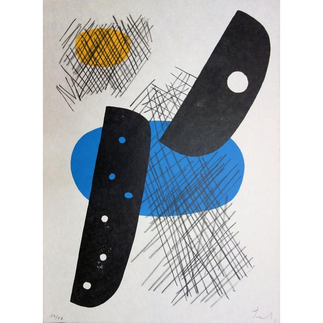 Berto Lardera, Burst Bud, Original Lithograph For Sale - Image 5 of 5