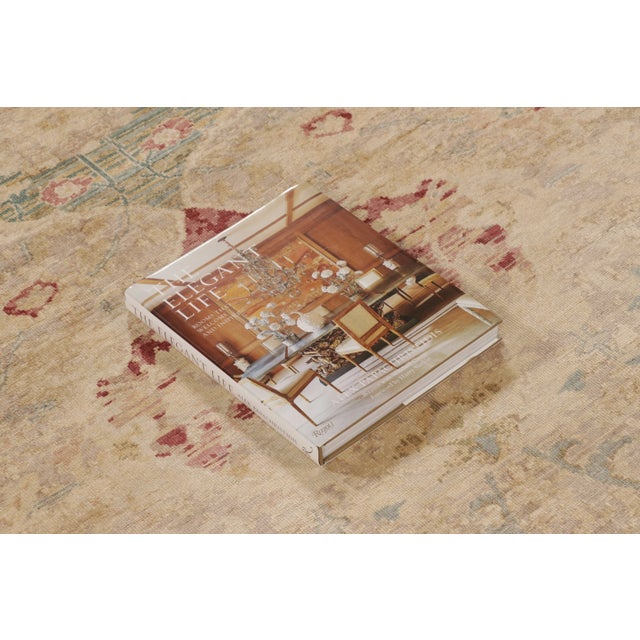 Modern Polonaise Style Natural Silk Rug With Floral Patterns, by Rug & Kilim, India For Sale - Image 10 of 10