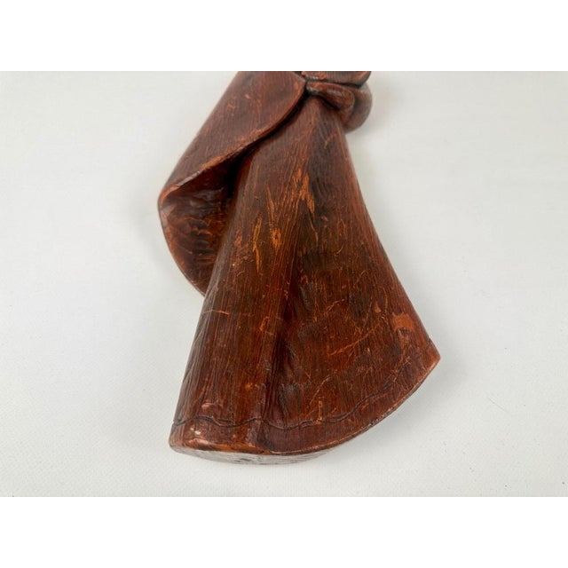 1970s Mid-Century Wax Madonna with Child Wall Figurine, 1970 For Sale - Image 5 of 11