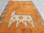 Textile 1960s Vintage Turkish Orange Runner Rug For Sale - Image 7 of 9