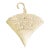 Vintage 1965 Burwood Lace Parasol Umbrella Wall Pocket Planter For Sale