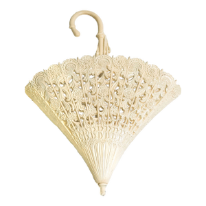 Vintage 1965 Burwood Lace Parasol Umbrella Wall Pocket Planter