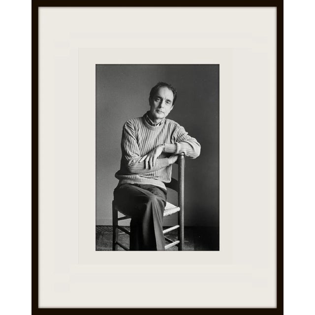 Elisabetta Catalano, Italo Calvino, 1980, Silver Gelatin Print For Sale - Image 3 of 4