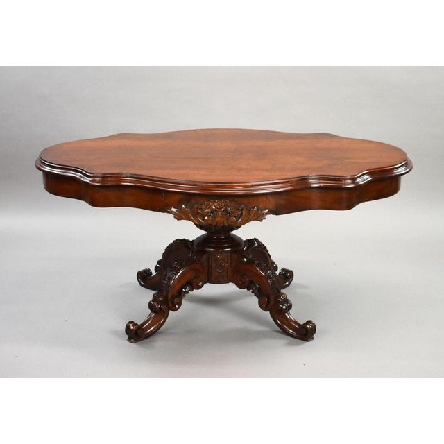 Late 19th Century Mahogany Coffee Table, 1880s For Sale - Image 5 of 8