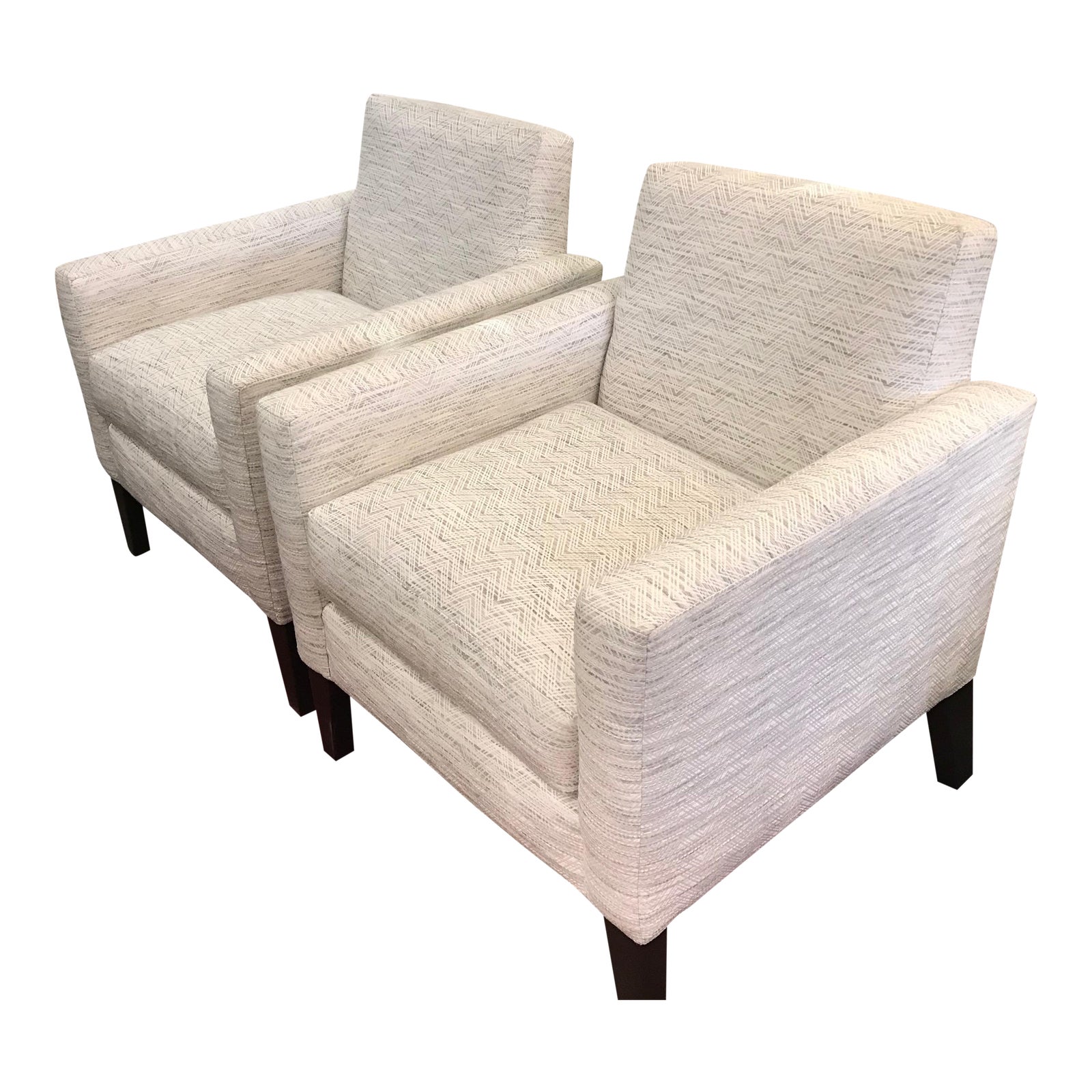 Modern Transitional Occasional Chair Chairish