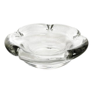 Crystal Trinket Tray from Daum, France, 1970s For Sale