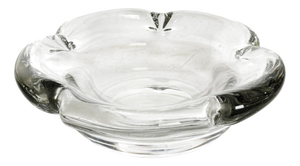 Crystal Trinket Tray from Daum, France, 1970s