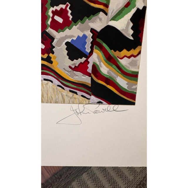 Paper 1980s Original Serigraph by John Powell For Sale - Image 7 of 9