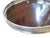 Bunny Williams Home Vintage Silverplate & Mahogany Circular Gallery Tray With Pierced Quatrefoil Edge and Three Ball Feet For Sale - Image 4 of 9