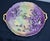 Antique Jean Pouyat Limoges Hand Painted Violet Porcelain Cake Tray Plate JPL For Sale - Image 14 of 14