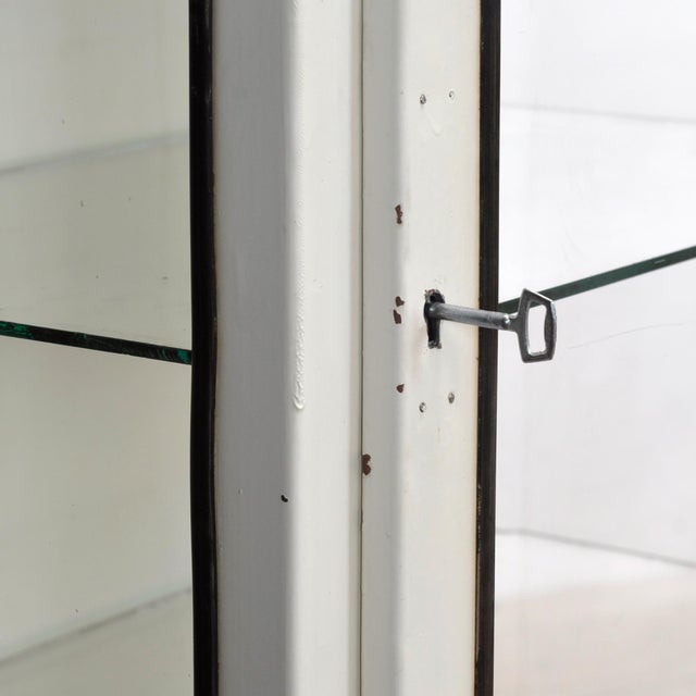 Metal Vintage Medical Cabinet in Glass and Iron, 1970s For Sale - Image 7 of 10