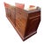Vintage Boling Chair Co. Solid Wood Credenza / Sideboard – Traditional Style With Brass Hardware For Sale