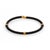 Men's Fashion Style Black Steel & Gold Bracelet For Sale In Miami - Image 6 of 6