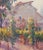Silvio Silvestri, Listed Artist Farm Barn & Grapevines Landscape Oil Painting Including the Antiqued Gold Wood Frame For Sale In Los Angeles - Image 6 of 12