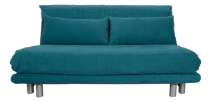 Turquoise Blue Fabric Multy Three-Seater Sofa with Manual Sleeper Function from Ligne Roset