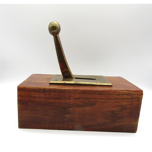 Nautical Authentic Antique A. Robinson Ship Engine Order Telegraph – 19th C For Sale - Image 3 of 7