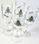 Christmas Tree Champagne Flutes- Set of Four For Sale - Image 4 of 4