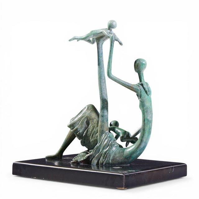 Ruth Bloch Bronze Mother and Children Signed 3/15 Sculpture For Sale In Chicago - Image 6 of 9