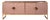 Geometric Pink Opaline Glass Sideboard with Brass Accents from Justfurnituress SRL For Sale