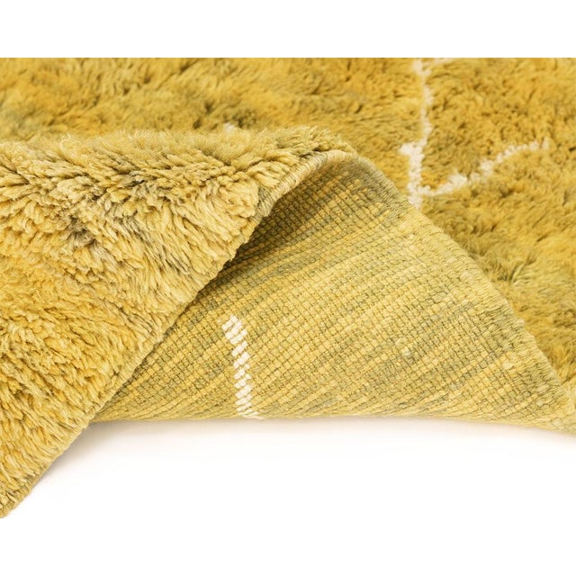 Contemporary Hand-Knotted Wool Rug by Azele Studio For Sale - Image 3 of 9