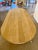 Brown Vintage French Racetrack Oval Dining Table For Sale - Image 8 of 12