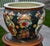 Vintage Satsuma Style Ceramic Fish Bowl Planter Birds Floral Gold Gilt Large For Sale - Image 14 of 18