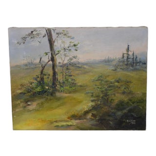 Irina Roublon Belotelkin (Russian / American, 1913-2009) "Spring in California" Oil Painting C.1960s For Sale