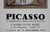 Exhibition Picasso at Galerie Lucie Weill Paris Exhibition Poster, 1970 For Sale - Image 9 of 11