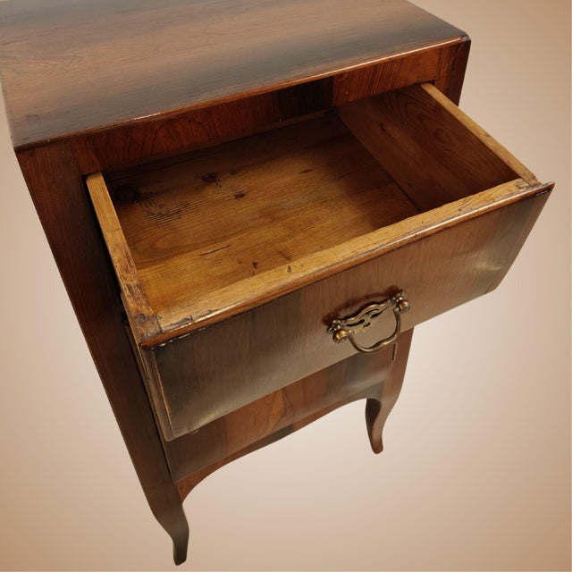 19th Century Venetian Rosewood Bedside Tables, 1799, Set of 2 For Sale - Image 13 of 16