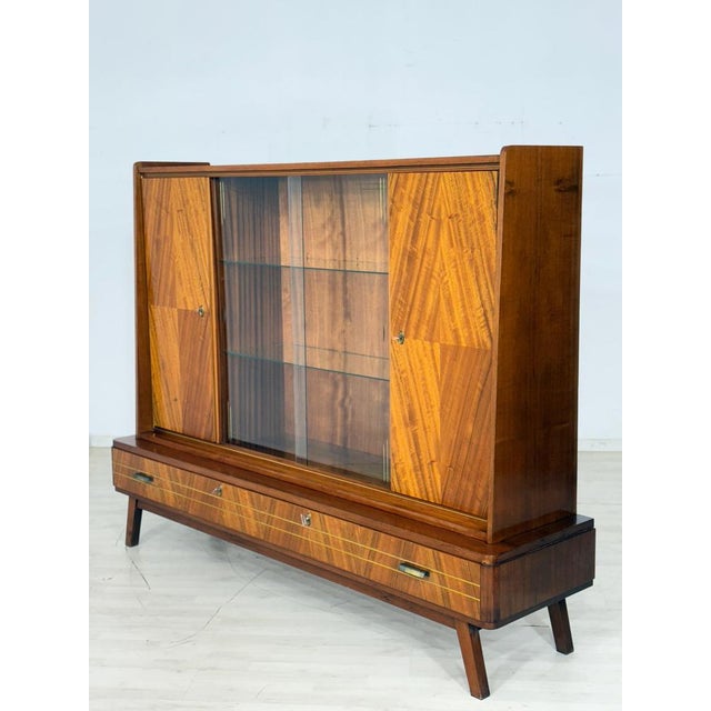 Wood Vintage Bar Cabinet in Wood For Sale - Image 7 of 11