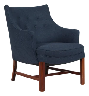 Lillehammer Wool Upholstered Lounge Chair by Frits Henningsen, 1940s
