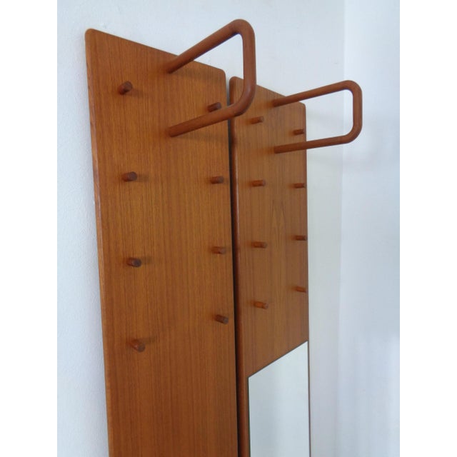 Large Teak Wardrobe with Mirror by Kai Kristiansen for Vildbjerg Møbelfabrik, Denmark, 1960s, Set of 2 For Sale - Image 12 of 16