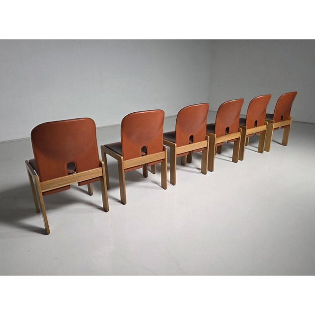 1960s 121 Dining Chairs by Afra & Tobia Scarpa for Cassina, 1960s, Set of 6 For Sale - Image 5 of 8