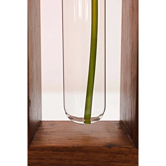 Mid-Century Modern Danish Teak Wood Vase, 1960s For Sale - Image 3 of 7